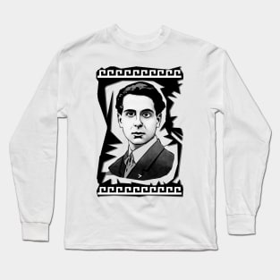 Giorgos Sefferis 3 Black and White Long Sleeve T-Shirt